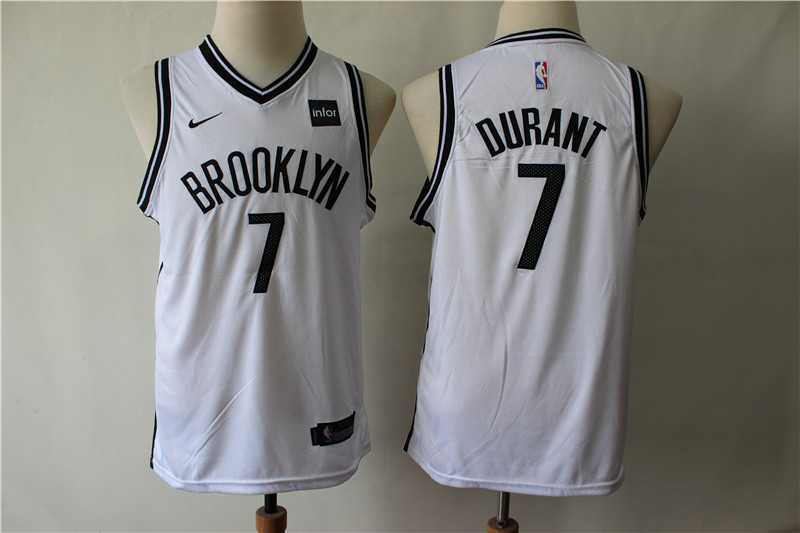 Nets 7 Kevin Durant White Youth Nike Swingman Jersey,We sell and wholesale Nets 7 Kevin Durant White Youth Nike Swingman Jersey on line form chian!